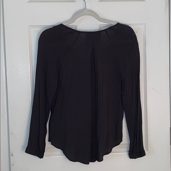 Silence & noise navy criss cross top - Picture 6 of 6